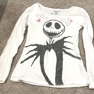 Tim Burtons The Nightmare Before Christmas Waffle Long Sleeve (Large JR)